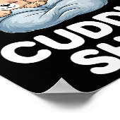 Cuddle Shirt Cute Teddy Bear Sleepwear Poster (Hoek)