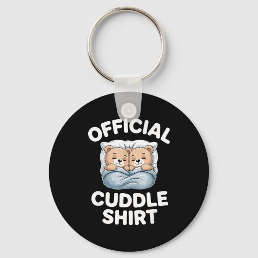 Cuddle Shirt Cute Teddy Bear Sleepwear Sleutelhanger (Voorkant)