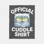 Cuddle Shirt Funny Cute Frogs Cozy  Fleece Deken (Voorkant)