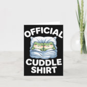 Cuddle Shirt Funny Cute Frogs Cozy  Kaart (Voorkant)