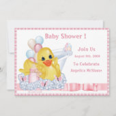 CuddleCreek® BathTimeDuck Shower Invitation Kaart (Voorkant)