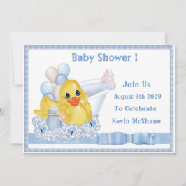 CuddleCreek® BathtubDuckyUitnodiging Kaart