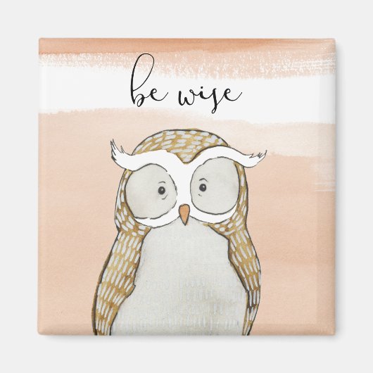 Cuddlies Owl | Be Wise Magneet (Voorkant)