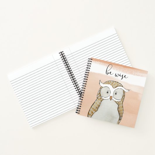 Cuddlies Owl | Be Wise Notitieboek (Binnen)