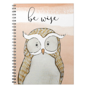 Cuddlies Owl   Be Wise Notitieboek