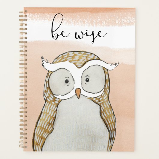 Cuddlies Owl | Be Wise Planner (Voorkant)