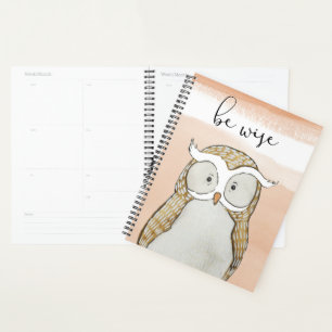 Cuddlies Owl Be Wise Planner