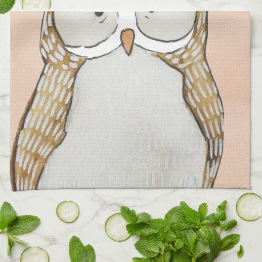 Cuddlies Owl | Be Wise Theedoek (Gevouwen)