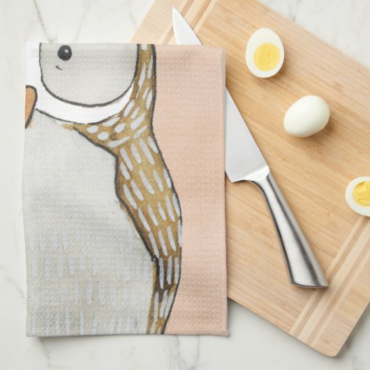 Cuddlies Owl | Be Wise Theedoek (Quarter Fold)