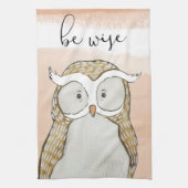 Cuddlies Owl | Be Wise Theedoek (Verticaal)