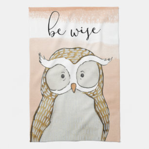 Cuddlies Owl Be Wise Theedoek