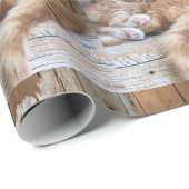 Cuddling Kittens Cadeaupapier (Rol Hoek)
