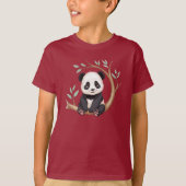 Cuddly Baby Panda – Tree Branch Charm Tee T-shirt (Voorkant)