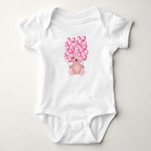 Cuddly Beer Balloon Baby Bodysuit