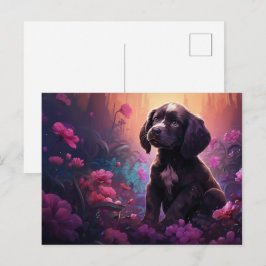Cuddly Canine Briefkaart