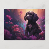 Cuddly Canine Briefkaart (Voorkant)