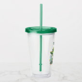 Cuddly Croc Time - Personalized Kids' Tumbler Acryl Drinkbeker (Rechts)