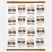 Cuddly Large Size Football Mama Fleece Deken (Voorkant)