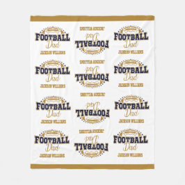 Cuddly Medium Size Football Papa Fleece Deken