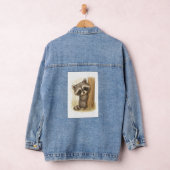 Cuddly Raccoon Forest Denim Jacket (Hangar)