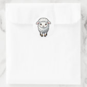 Cuddly Sheep Sticker - Een zachte en pluizige vrie (Tas)