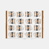 Cuddly Small Size Football Mama Fleece Deken (Voorkant (Horizontaal))