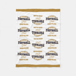 Cuddly Small Size Football Papa Fleece Deken