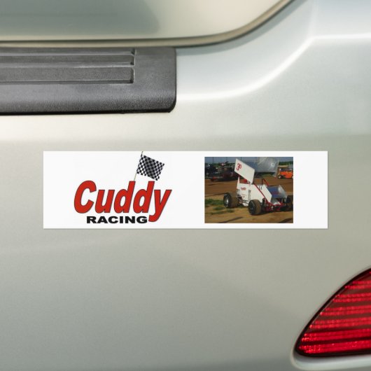 Cuddy Racing Bumpersticker (Op auto)