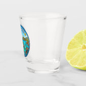 Cudillero Spanje Shot Glas (Rechts)