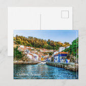 Cudillero, vissersdorp in Asturië. Spanje. Briefkaart (Voorkant / Achterkant)