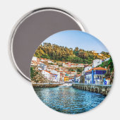 Cudillero, vissersdorp in Asturië. Spanje. Magneet (Voorkant / Achterkant)