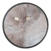Cudly Cat Hockey Puck (Voorkant)