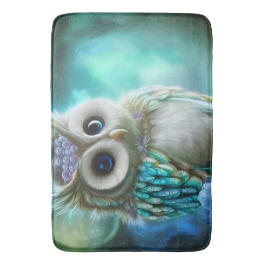 Cudly Cutie Owl Badmat (Voorkant Verticaal)