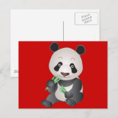 Cudly Panda Briefkaart (Voorkant / Achterkant)