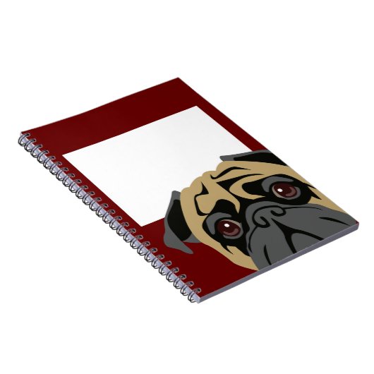 Cudly Pug Notitieboek (Rechterzijde)