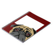Cudly Pug Notitieboek (Linkerzijde)