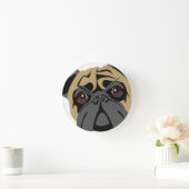 Cudly Pug Ronde Klok (Huis)