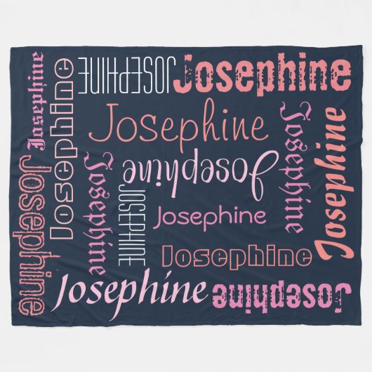 Cudly Warm fleece Personal Name Blanket (Voorkant (Horizontaal))