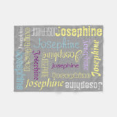 Cudly Warm fleece Personal Name Blanket (Voorkant (Horizontaal))