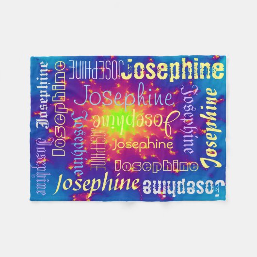 Cudly Warm fleece Personal Name Blanket (Voorkant (Horizontaal))