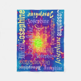 Cudly Warm fleece Personal Name Blanket