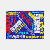 Cudly Warm fleece Personal Name Blanket Deken (Voorkant (Horizontaal))