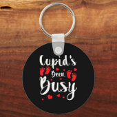 Cud's Been Busy Funny Baby Reveal 2025 Valentine N Sleutelhanger (Voorkant)