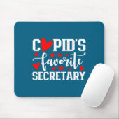 Cud's Favorite Secretary Cute Heart Valentine's Da Muismat (Met muis)