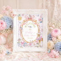 Cue Bosdieren Meisje Baby Shower Welkom