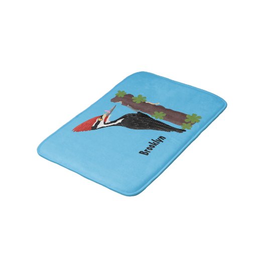 Cue grappige illustratie van de cartoon van pileaa badmat (Gekanteld)