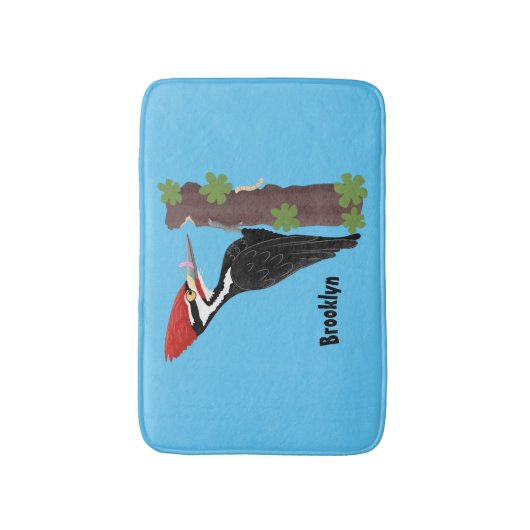 Cue grappige illustratie van de cartoon van pileaa badmat (Voorkant Verticaal)