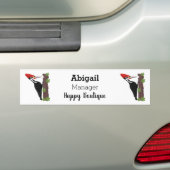 Cue grappige illustratie van de cartoon van pileaa bumpersticker (Op auto)