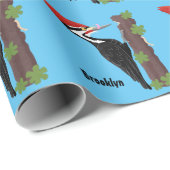 Cue grappige illustratie van de cartoon van pileaa cadeaupapier (Rol Hoek)