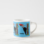 Cue grappige illustratie van de cartoon van pileaa espresso kop (Rechts)